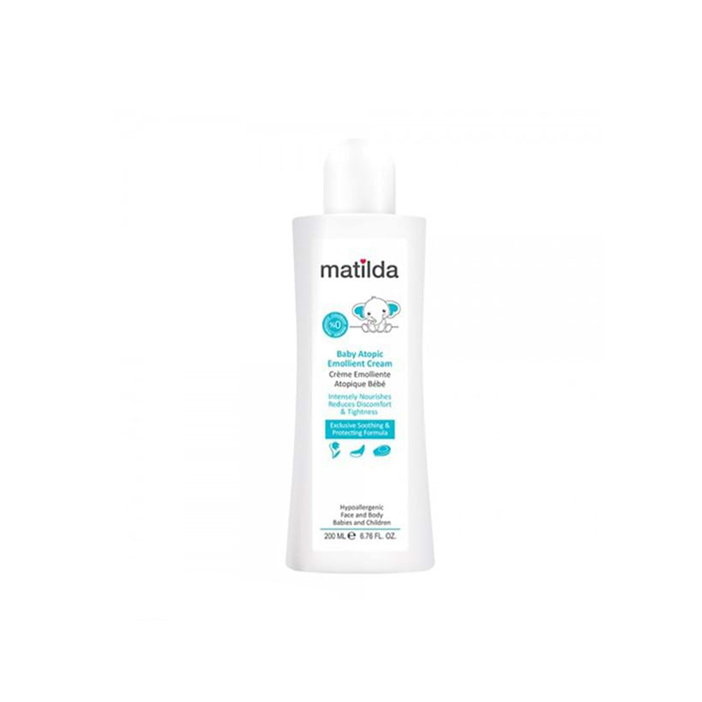 matilda baby exema.jpg کرم مرطوب کننده آتوپیک کودک ماتیلدا 200 میل - Image 1